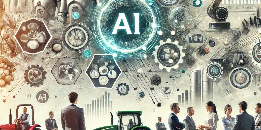 DALL·E 2024-07-11 07.55.19 – An engaging image showcasing the theme ‘Cooperatives and the Differentiation of Artificial Intelligence.’ The image should feature a diverse group of