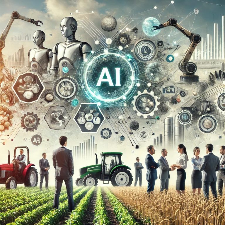 DALL·E 2024-07-11 07.55.19 – An engaging image showcasing the theme ‘Cooperatives and the Differentiation of Artificial Intelligence.’ The image should feature a diverse group of